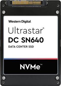 WD 6,4TB Ultrastar DC SN640 - 2DWPD, ISE, 2.5" (6.35cm), U.2 (0TS1955 / WUS4CB064D7P3E3)