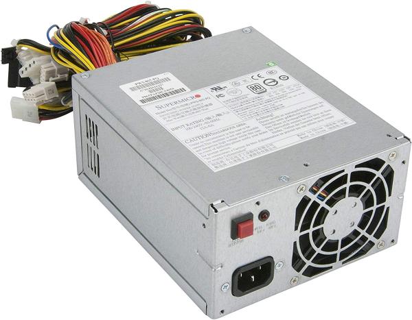 SUPERMICRO NETZTEILE  PWS-563-1H20 600WATT 1U ATX 20-PIN 80 PLUS Gold